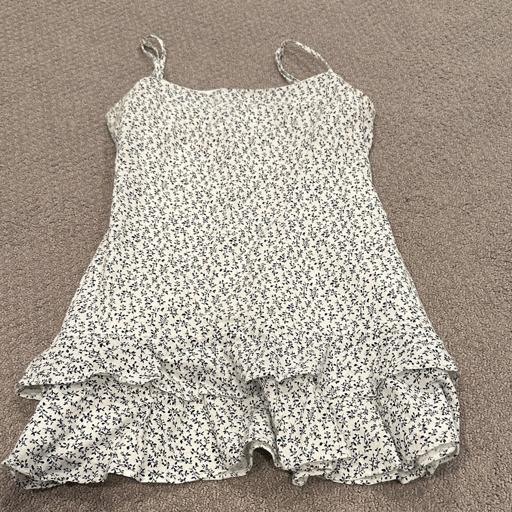 Princess Polly Blue and White Mini Dress